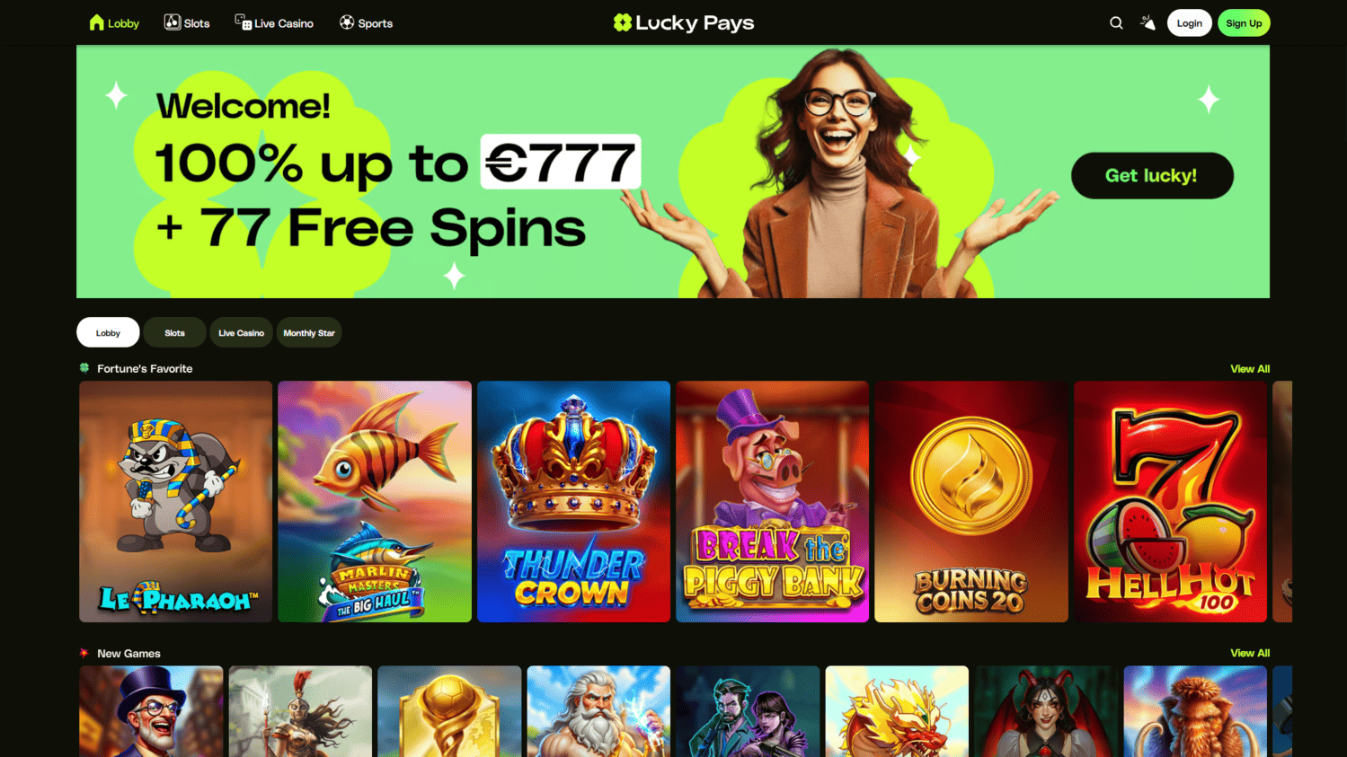 luckypays casino